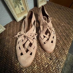 Jeffrey Campbell Canela suede shoes.